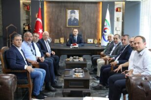 CHP HEYETİNDEN TİCARET VE SANAYİ ODASINA ZİYARET