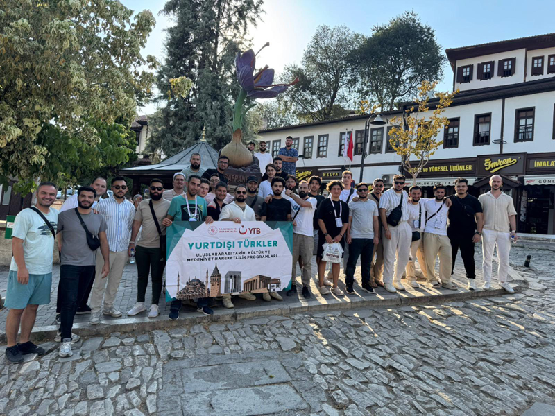 AVRUPA’DA YAŞAYAN GENÇLER KARABÜK’TE KÜLTÜR YOLCULUĞUNA ÇIKTI