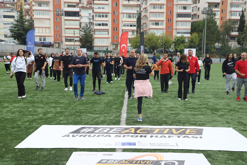AVRUPA SPOR HAFTASI KAPSAMINDA GÜNE SPORLA BAŞLANDI