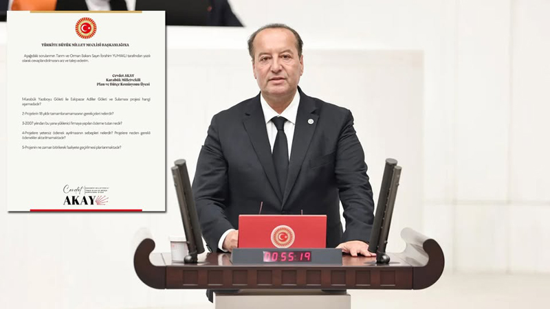 AKAY: “DÜZÇAM GÖLETİ’NDE KAYNAKLAR ÇÖPE GİTTİ”