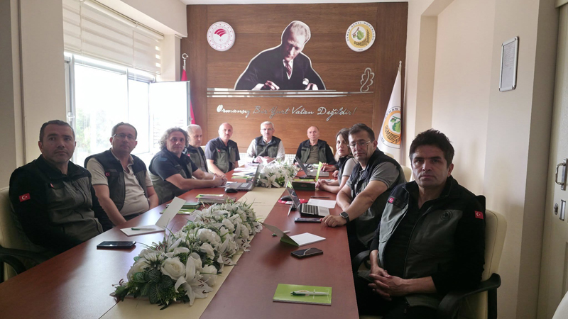 YANAN ORMANLARDA YAPILAN ÜRETİM ÇALIŞMALARI MASAYA YATIRILDI