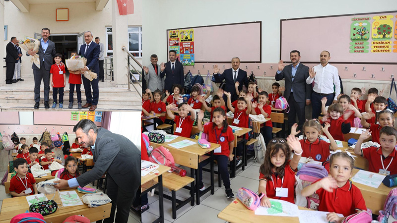 KARABÜK BELEDİYESİ OKULA BAŞLANGIÇ SETLERİ DAĞITTI