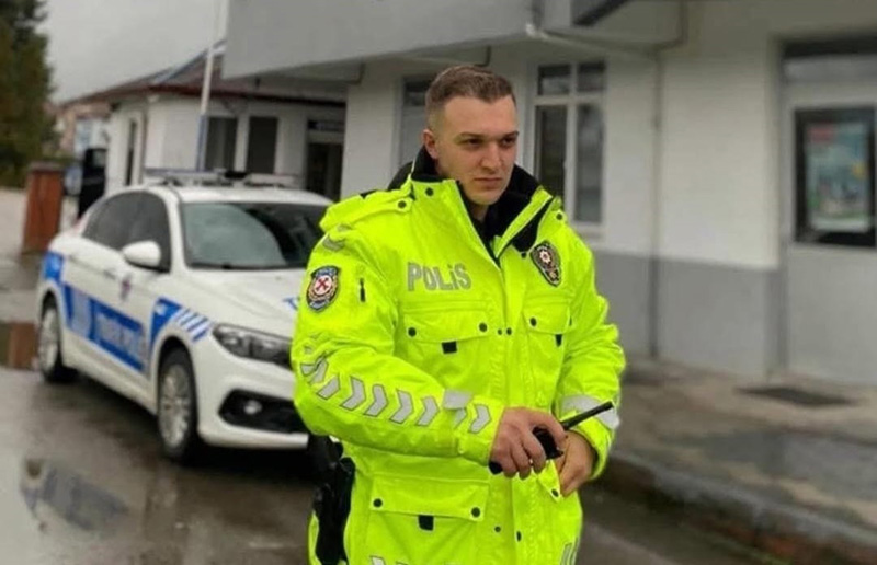 GENÇ TRAFIK POLISI HAYATINI KAYBETTI