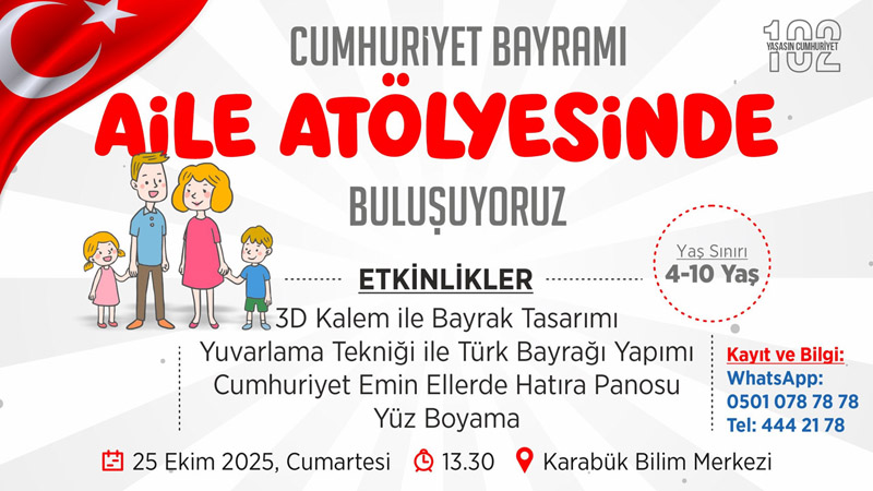 KARABÜK BELEDİYESİNDEN 29 EKİM’E ÖZEL ETKİNLİK