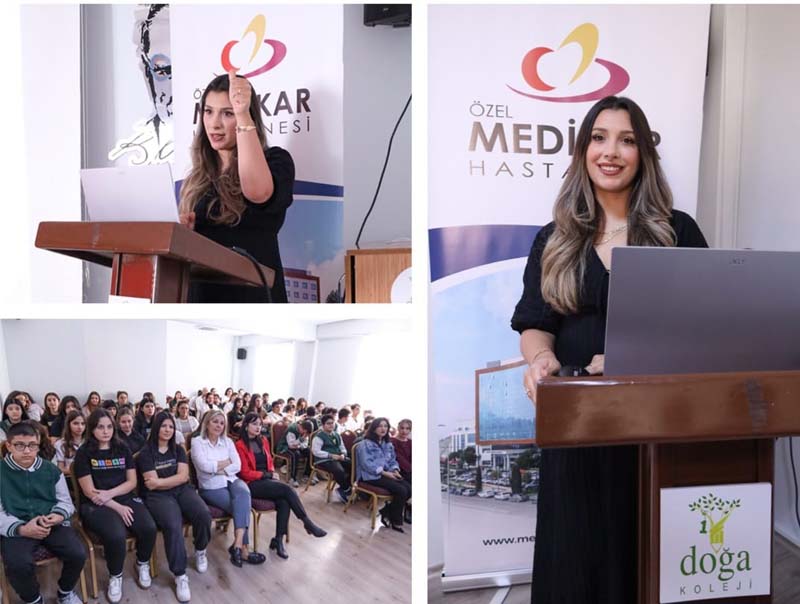 ÖZEL MEDİKAR HASTANESİ’NDEN ÖĞRENCİLERE SAĞLIKLI BESLENME SÖYLEŞİSİ