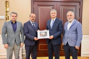 VALİ YAVUZ’A ESNAF ODALARINDAN TEŞEKKÜR BELGESİ