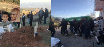 KAZADA ÖLEN ANNE VE OĞLU TOPRAĞA VERİLDİ