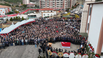 ŞEHİDİMİZ SON YOLCULUĞUNA UĞURLANDI
