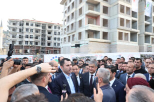 BAKAN KURUM SOĞUKSU TOKİ KONUTLARINDA İNCELEMEDE BULUNDU