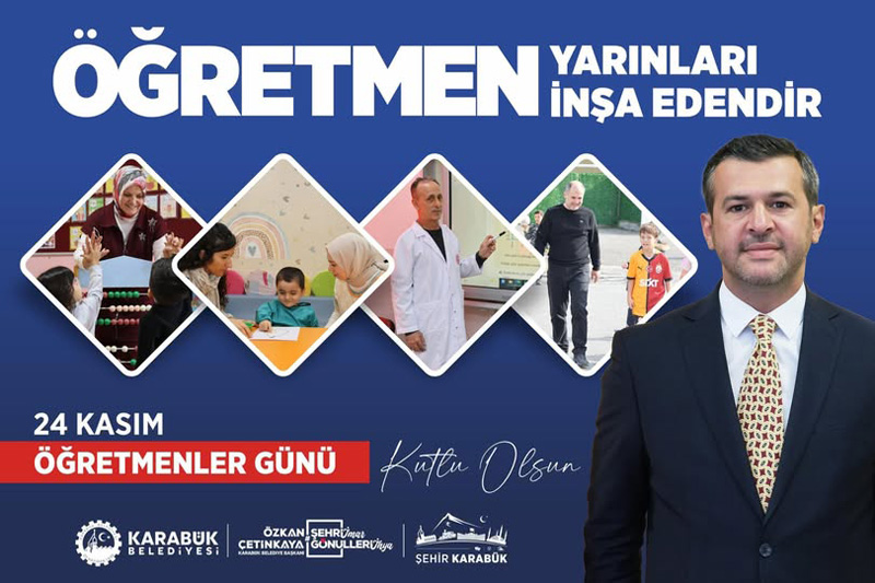 BAŞKAN ÇETİNKAYA’NIN 24 KASIM ÖĞRETMENLER GÜNÜ MESAJI…