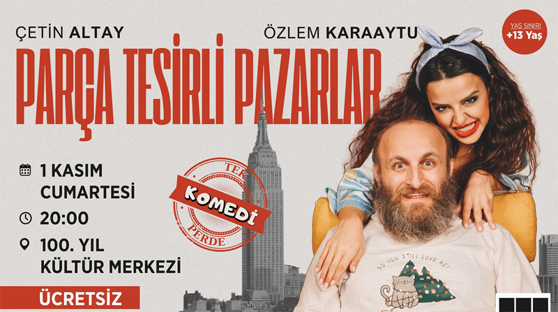 TİYATRO SEVERLER BU AKŞAM BU OYUNU KAÇIRMASIN
