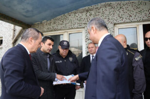 VALİ YAVUZ , YENİ YAPILACAK BÖLGE TRAFİK BİNASI ALANINDA İNCELEMEDE BULUNDU