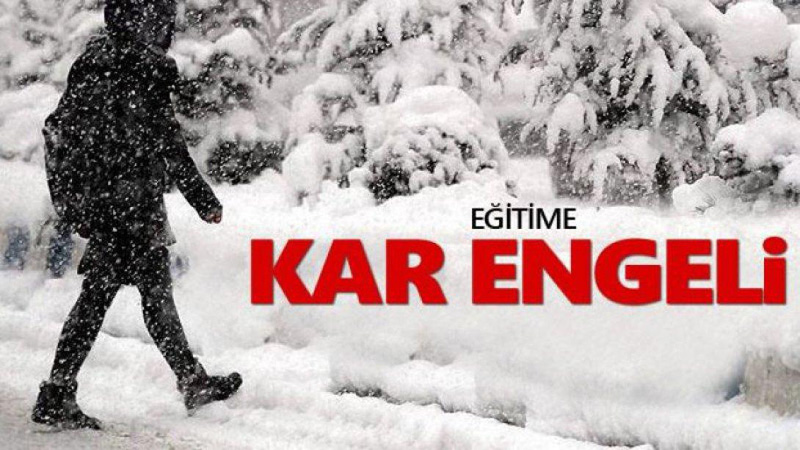 KARABÜK’TE OKULLAR PAZARTESİ TATİL EDİLDİ