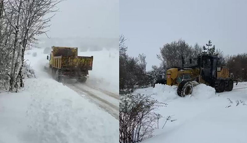 KARABÜK’TE 112 KÖY YOLU ULAŞIMA KAPANDI