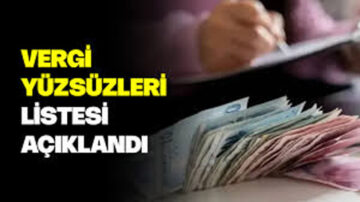 VERGİ YÜZSÜZLERİ AÇIKLANDI, KARABÜK’TE KİM VAR?