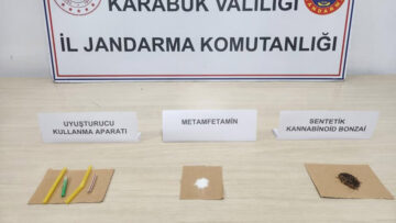 KARABÜK’TE 81 SENTETİK HAP ELE GEÇİRİLDİ
