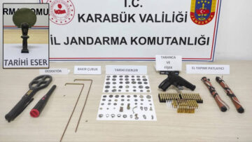 KARABÜK’TE ANTİK MISIR DÖNEMİNE AİT HEYKEL ELE GEÇİRİLDİ