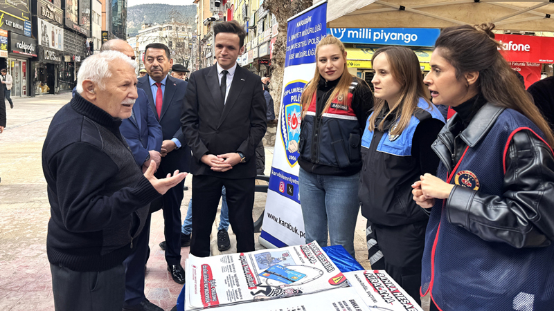 VATANDAŞLAR DOLANDIRICILIĞA KARŞI BİLGİLENDİRİLDİLER