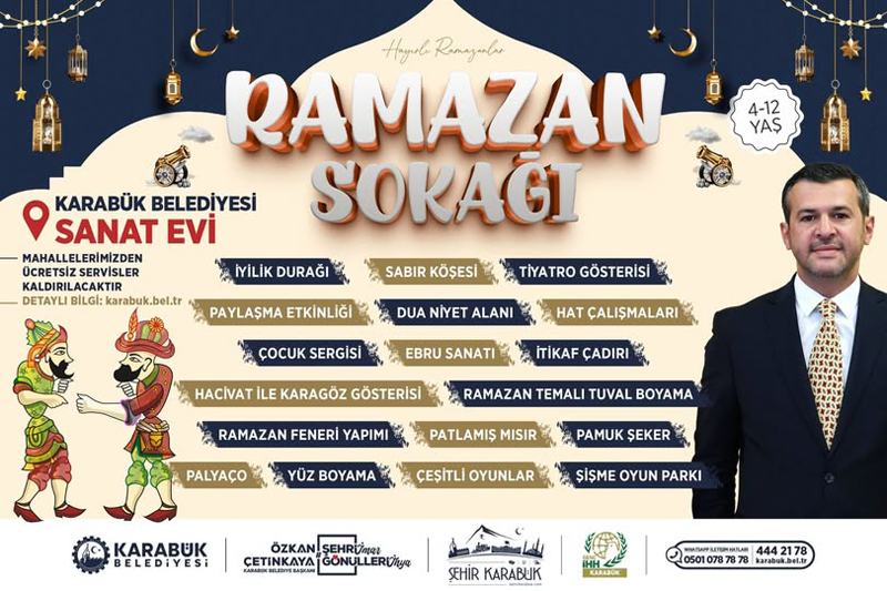 KARABÜK’TE RAMAZAN RENKLİ GEÇECEK