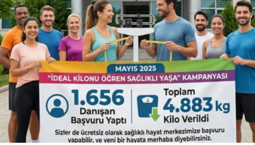 İDEAL KİLO KAMPANYASINDA BÜYÜK BAŞARI: 5 TONA YAKIN HAFİFLEDİK