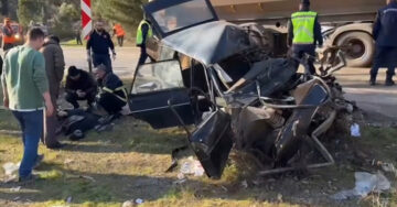 KARABÜK YENİCE YOLUNDA KAZA 2 ÖLÜ