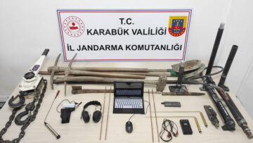 KARABÜK’TE KAÇAK KAZI OPERASYONU