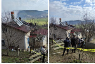 EFLANİ’DE EV YANGINI 1 ÖLÜ 1 YARALI