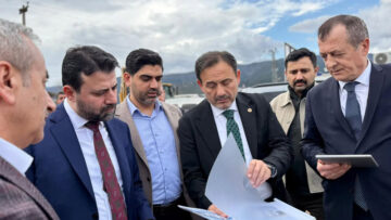 AK PARTİ HEYETİ EĞİTİM VE YURT YATIRIMLARINI YERİNDE İNCELEDİ