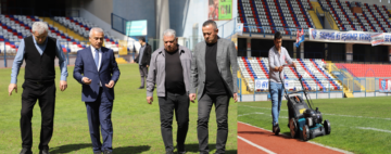 DR. NECMETTİN ŞEYHOĞLU STADYUMU  BAKIMA ALINDI