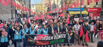 KARABÜK’TE FİLİSTİN’E DESTEK YÜRÜYÜŞÜ