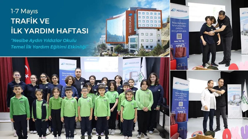 MEDİKAR HASTANESİNDE TEMEL İLK YARDIM EĞİTİMİ GERÇEKLEŞTİRİLDİ