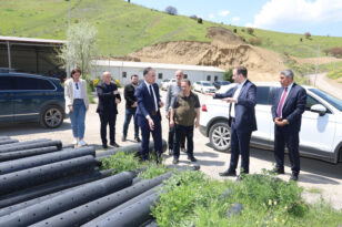 VALİ ÇAĞATAY KATI ATIK BERTARAF TESİSİNDE İNCELEMEDE BULUNDU