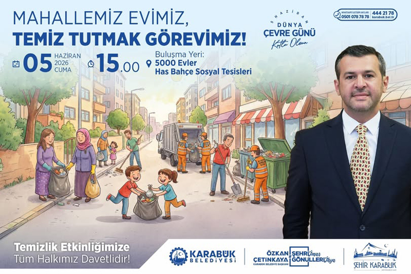KARABÜKTE TEMİZLİK SEFERBERLİĞİ