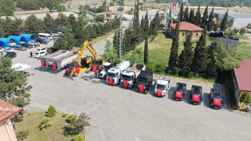 13 YENİ ARAÇ VE İŞ MAKİNESİ HİZMETE ALINDI.
