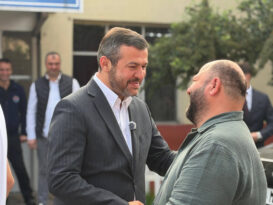 BAŞKAN ÇETİNKAYA, BELEDİYE PERSONELİYLE BAYRAMLAŞTI