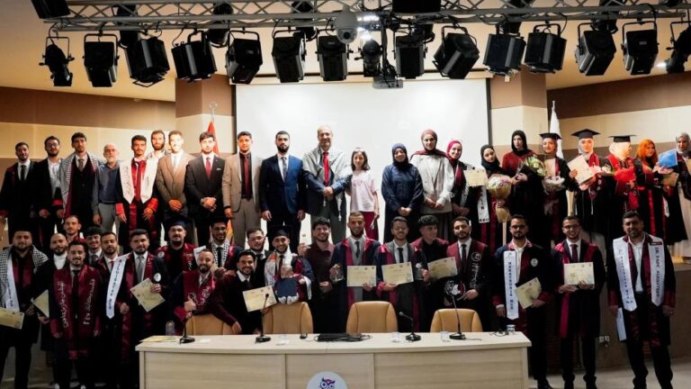 52 FİLİSTİN’Lİ ÖĞRENCİ KBÜ’DEN MEZUN OLDU