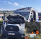 DİYALİZ HASTASINI TAŞIYAN HASTA NAKİL ARACI YANDI