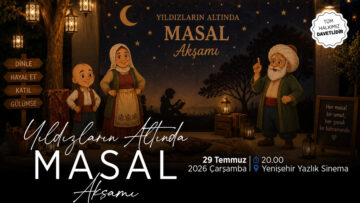 ÇOCUKLAR İÇİN ‘YILDIZLARIN ALTINDA MASAL AKŞAMI’ YAZLIK SİNEMADA