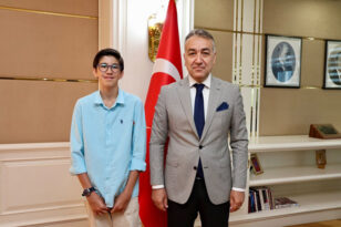 LGS BİRİNCİSİ ŞİMŞEK’TEN VALİ ÇAĞATAY’A ZİYARET