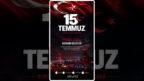 KARGAZ 15 TEMMUZ MESAJI