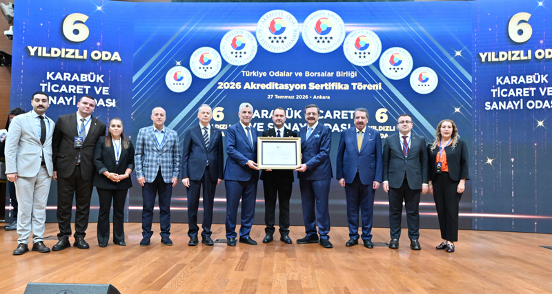 KARABÜK TSO, TOBB AKREDİTASYON SİSTEMİNDE; 6 YILDIZLI BAŞARIYA İMZA ATTI…
