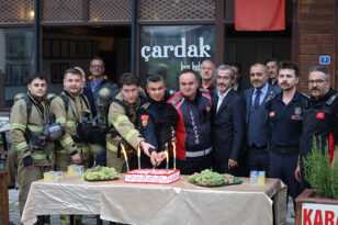 SAFRANBOLU YAZIKÖY’DE İTFAİYECİLERE SÜRPRİZ