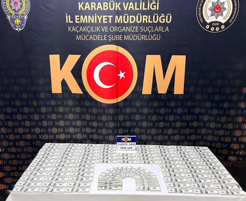KARABÜK’TE PİYASAYA SAHTE DOLAR SÜRMEYE ÇALIŞAN KİŞİ TUTUKLANDI