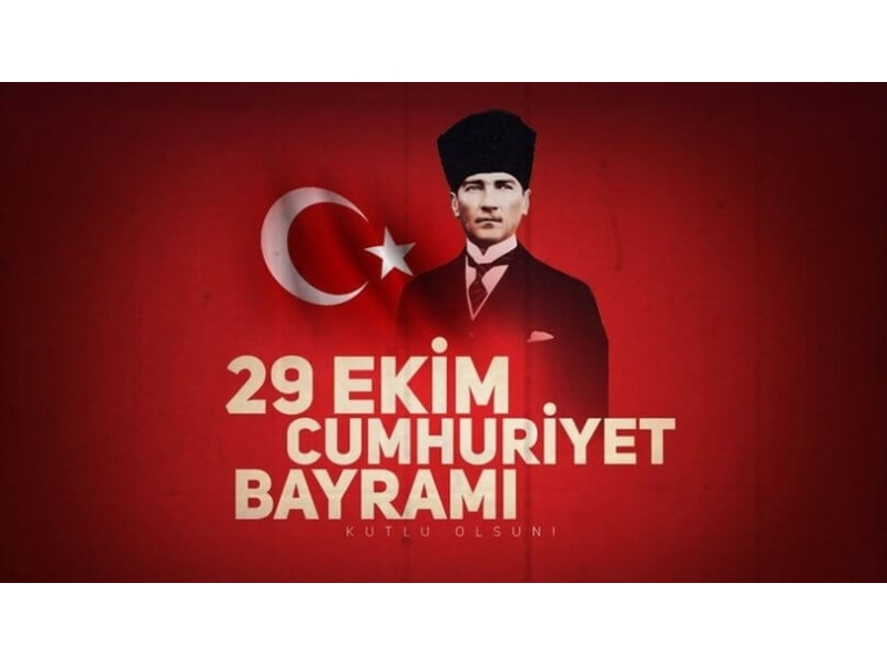 29 EKİM CUMHURİYET BAYRAMI KUTLAMA PROGRAMI BELLİ OLDU.